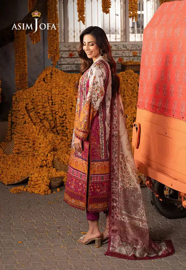 Asim Jofa | Aira Summer Prints | AJAR-04 - Pakistani Designer Dress - by Asim Jofa | Type: Luxury - 100% Original at Saira Sultan