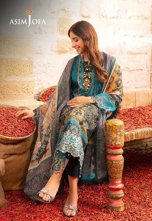 Asim Jofa | Aira Summer Prints | AJAR 22 - Pakistani Designer Dress - by Asim Jofa | Type: Luxury - 100% Original at Saira Sultan