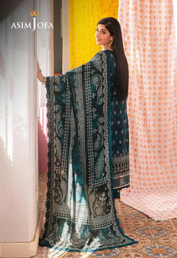 Asim Jofa | Aira Summer Prints | AJAR-25 - Pakistani Designer Dress - by Asim Jofa | Type: Luxury - 100% Original at Saira Sultan