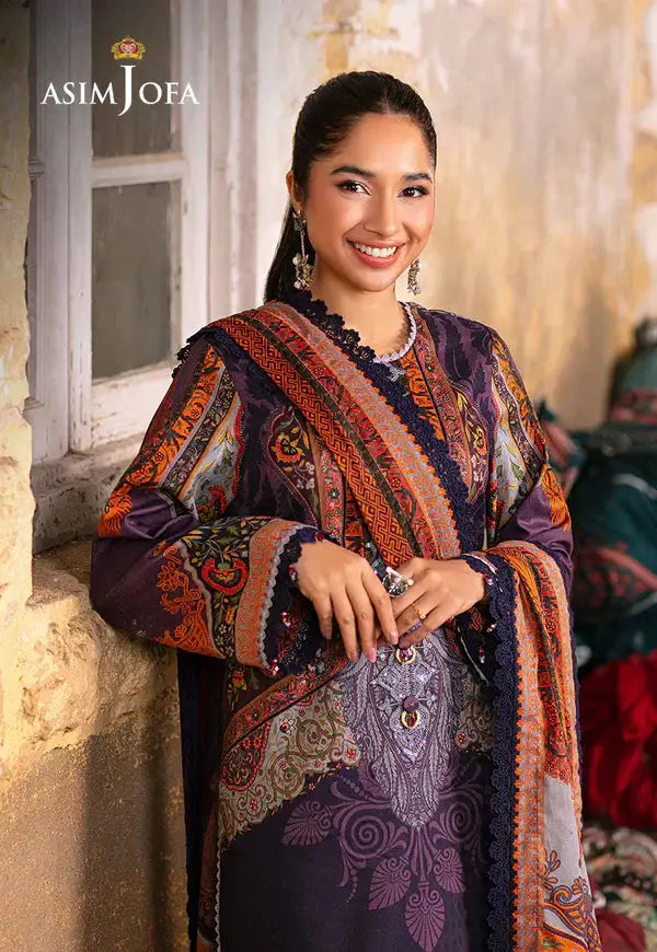 Asim Jofa | Aira Summer Prints | AJAR-12 - Pakistani Designer Dress - by Asim Jofa | Type: Luxury - 100% Original at Saira Sultan