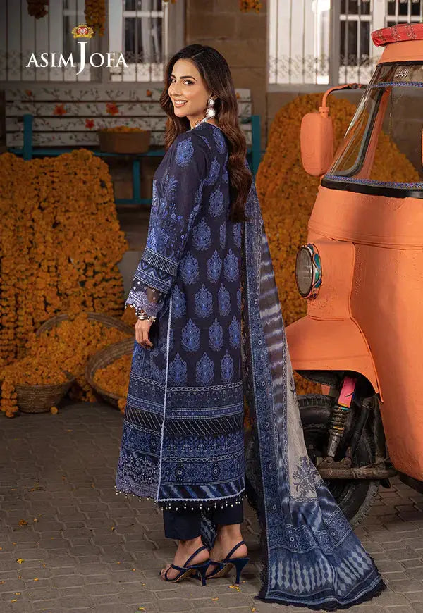 Asim Jofa | Aira Summer Prints | AJAR-09 - Pakistani Designer Dress - by Asim Jofa | Type: Luxury - 100% Original at Saira Sultan