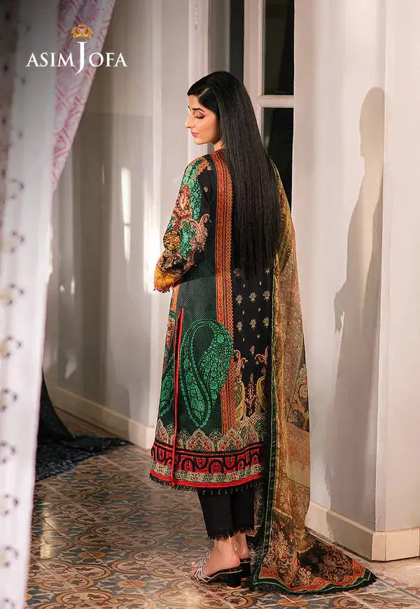 Asim Jofa | Aira Summer Prints | AJAR-18 - Pakistani Designer Dress - by Asim Jofa | Type: Luxury - 100% Original at Saira Sultan