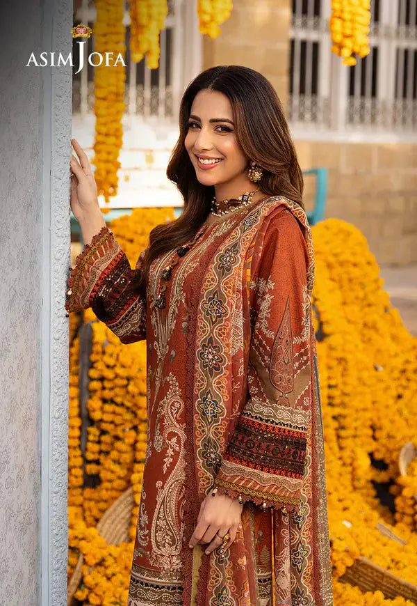 Asim Jofa | Aira Summer Prints | AJAR 03 - Pakistani Designer Dress - by Asim Jofa | Type: Luxury - 100% Original at Saira Sultan