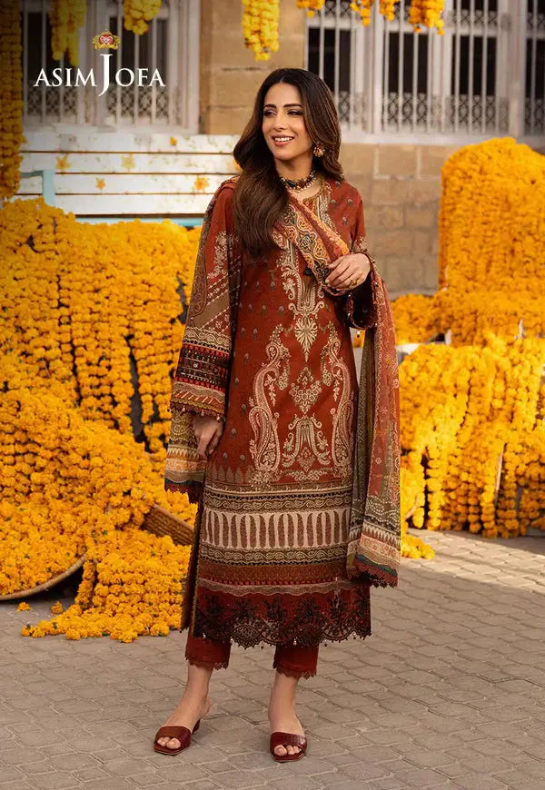 Asim Jofa | Aira Summer Prints | AJAR 03 - Pakistani Designer Dress - by Asim Jofa | Type: Luxury - 100% Original at Saira Sultan