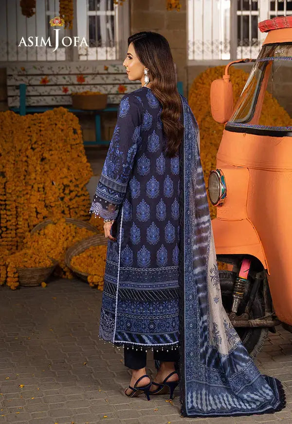 Asim Jofa | Aira Summer Prints | AJAR-09 - Pakistani Designer Dress - by Asim Jofa | Type: Luxury - 100% Original at Saira Sultan