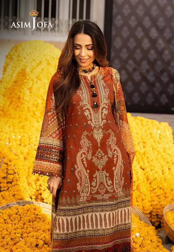 Asim Jofa | Aira Summer Prints | AJAR 03 - Pakistani Designer Dress - by Asim Jofa | Type: Luxury - 100% Original at Saira Sultan