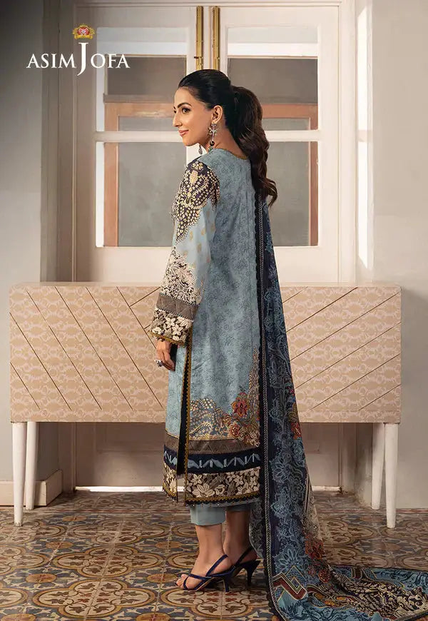 Asim Jofa | Aira Summer Prints | AJAR-27 - Pakistani Designer Dress - by Asim Jofa | Type: Luxury - 100% Original at Saira Sultan