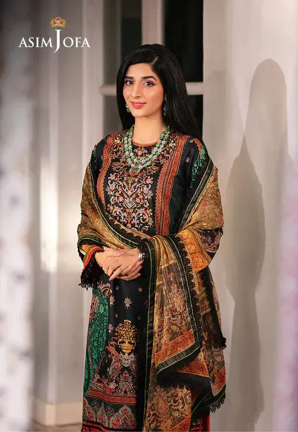 Asim Jofa | Aira Summer Prints | AJAR-18 - Pakistani Designer Dress - by Asim Jofa | Type: Luxury - 100% Original at Saira Sultan