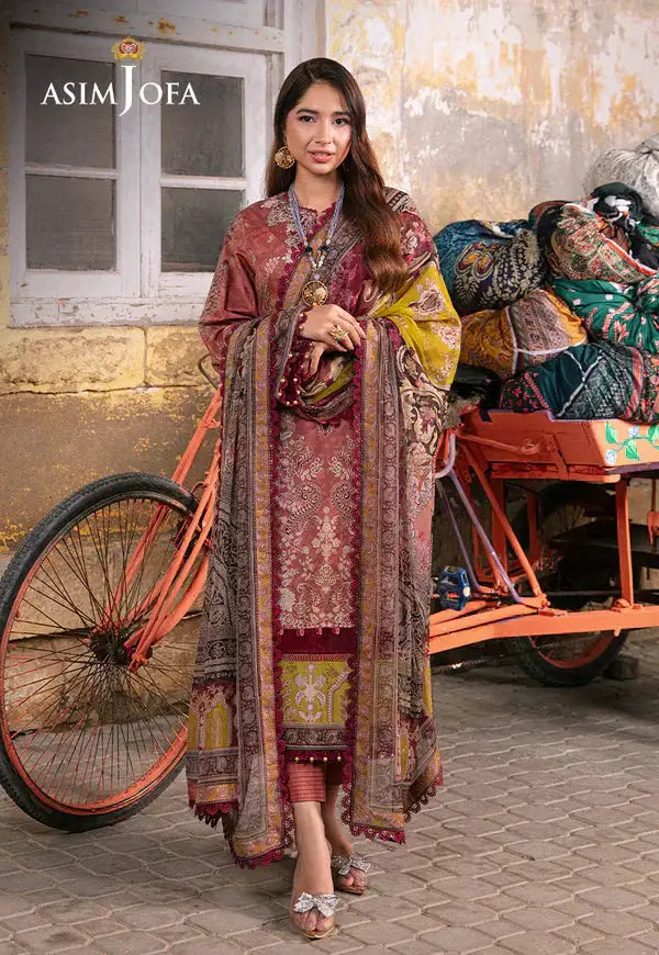 Asim Jofa | Aira Summer Prints | AJAR 17 - Pakistani Designer Dress - by Asim Jofa | Type: Luxury - 100% Original at Saira Sultan