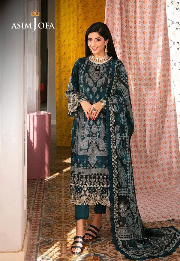 Asim Jofa | Aira Summer Prints | AJAR-25 - Pakistani Designer Dress - by Asim Jofa | Type: Luxury - 100% Original at Saira Sultan