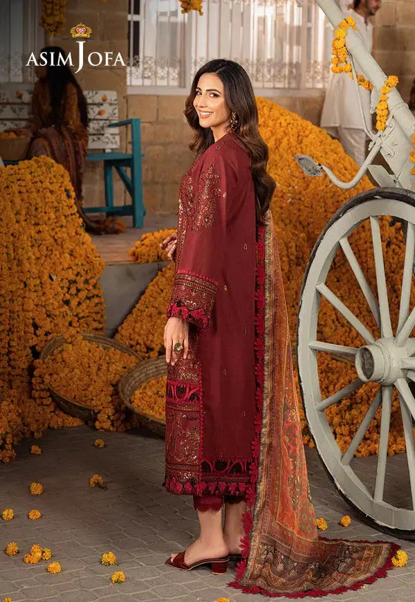 Asim Jofa | Aira Summer Prints | AJAR-29 - Pakistani Designer Dress - by Asim Jofa | Type: Luxury - 100% Original at Saira Sultan