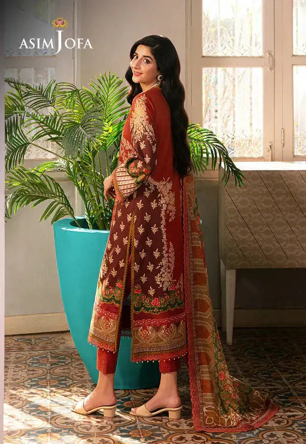 Asim Jofa | Aira Summer Prints | AJAR-14 - Pakistani Designer Dress - by Asim Jofa | Type: Luxury - 100% Original at Saira Sultan