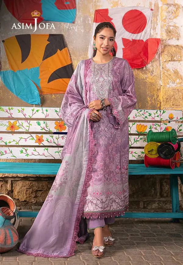 Asim Jofa | Aira Summer Prints | AJAR-11 - Pakistani Designer Dress - by Asim Jofa | Type: Luxury - 100% Original at Saira Sultan