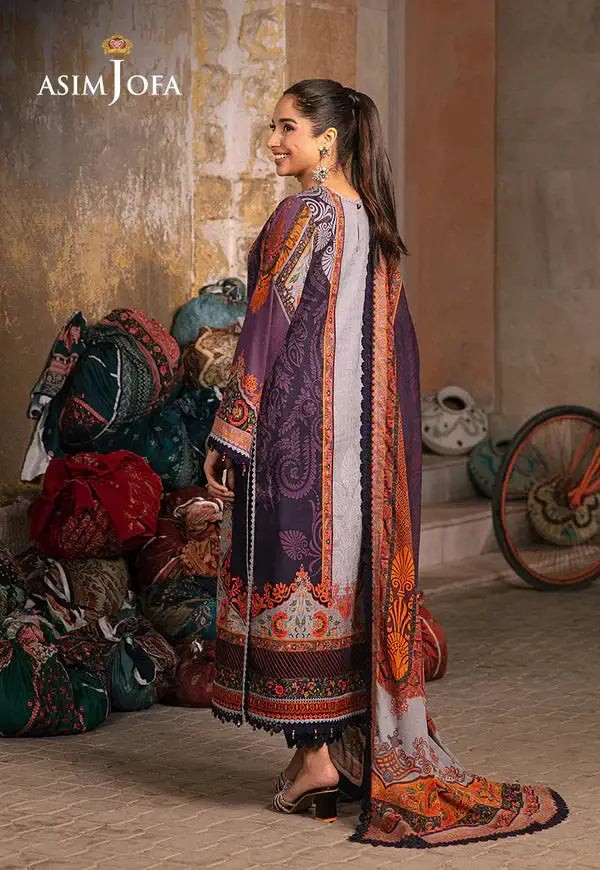 Asim Jofa | Aira Summer Prints | AJAR-12 - Pakistani Designer Dress - by Asim Jofa | Type: Luxury - 100% Original at Saira Sultan
