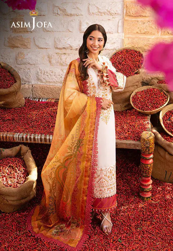 Asim Jofa | Aira Summer Prints | AJAR-30 - Pakistani Designer Dress - by Asim Jofa | Type: Luxury - 100% Original at Saira Sultan