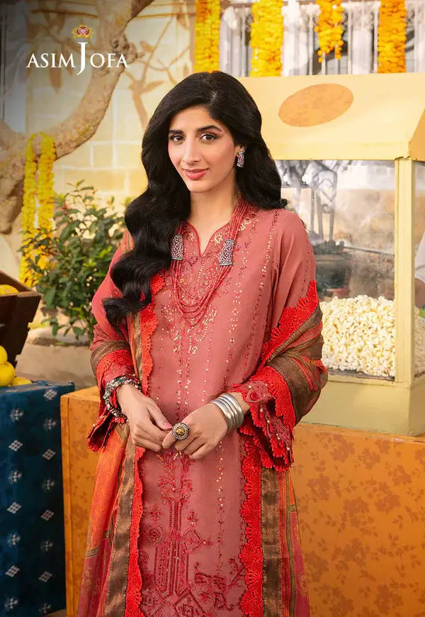 Asim Jofa | Aira Summer Prints | AJAR-35 - Pakistani Designer Dress - by Asim Jofa | Type: Luxury - 100% Original at Saira Sultan