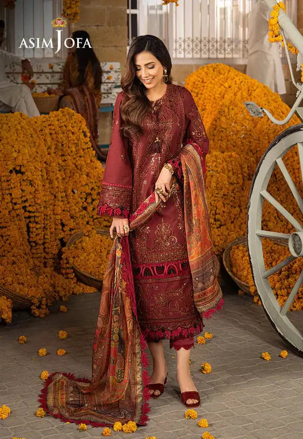 Asim Jofa | Aira Summer Prints | AJAR-29 - Pakistani Designer Dress - by Asim Jofa | Type: Luxury - 100% Original at Saira Sultan