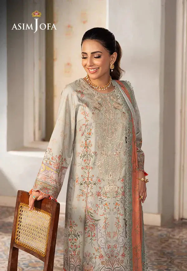 Asim Jofa | Aira Summer Prints | AJAR 02 - Pakistani Designer Dress - by Asim Jofa | Type: Luxury - 100% Original at Saira Sultan