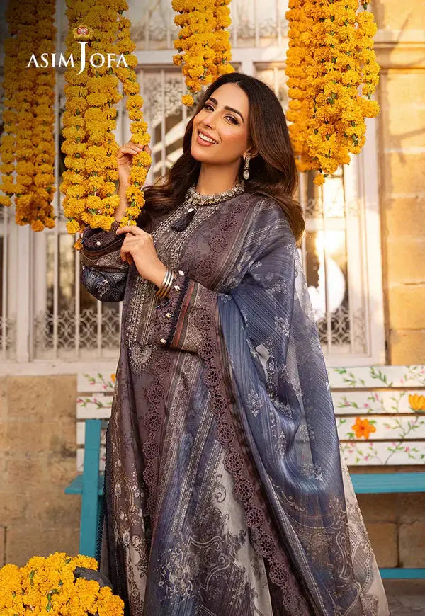 Asim Jofa | Aira Summer Prints | AJAR 07 - Pakistani Designer Dress - by Asim Jofa | Type: Luxury - 100% Original at Saira Sultan