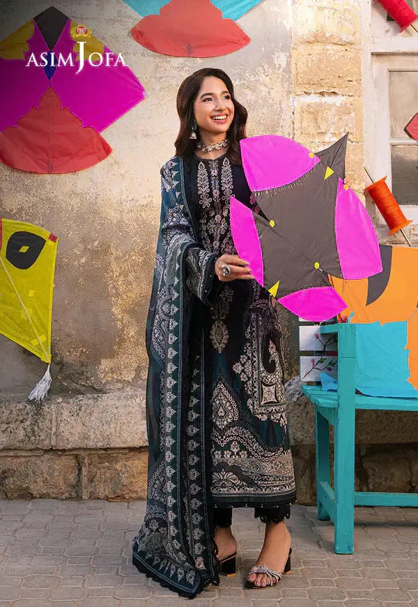 Asim Jofa | Aira Summer Prints | AJAR 10 - Pakistani Designer Dress - by Asim Jofa | Type: Luxury - 100% Original at Saira Sultan