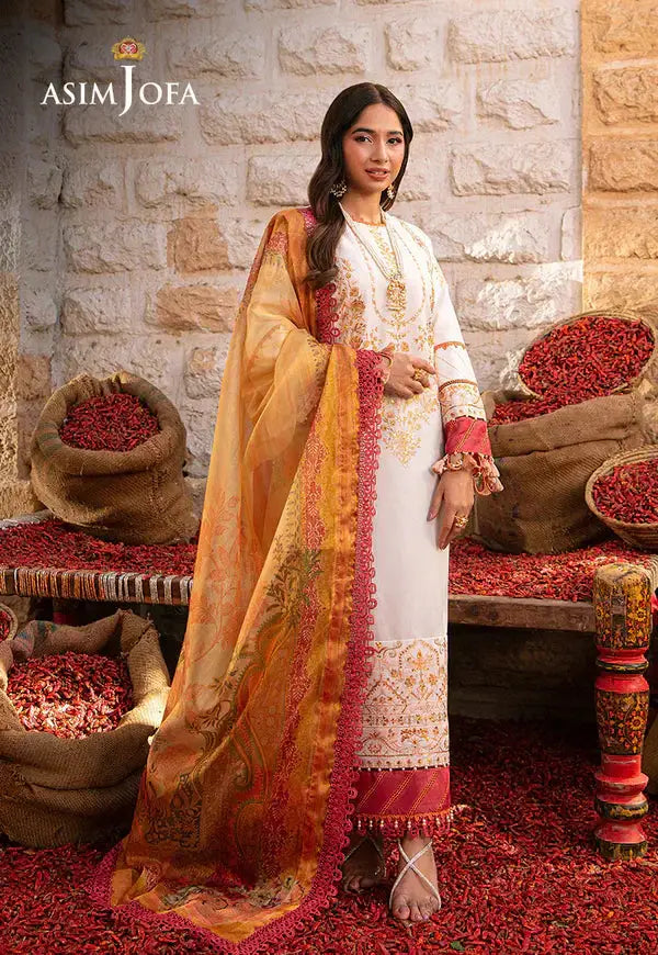 Asim Jofa | Aira Summer Prints | AJAR-30 - Pakistani Designer Dress - by Asim Jofa | Type: Luxury - 100% Original at Saira Sultan