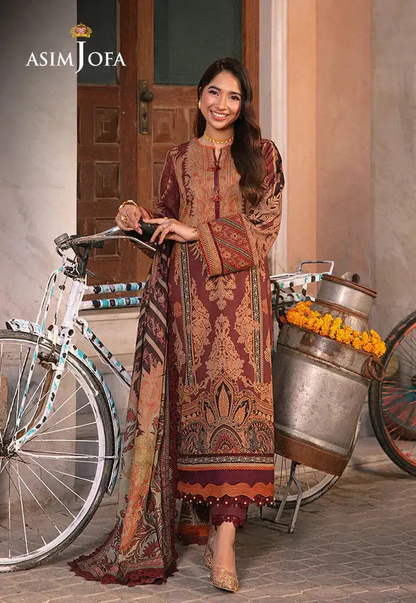 Asim Jofa | Aira Summer Prints | AJAR 24 - Pakistani Designer Dress - by Asim Jofa | Type: Luxury - 100% Original at Saira Sultan