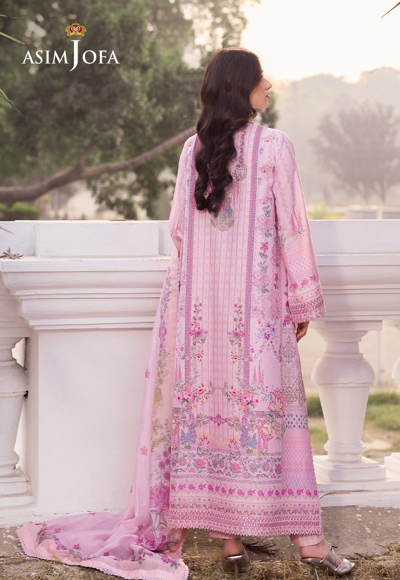 Asim Jofa | Charmuse Silk | AJRS-03 XS Pink Grip
