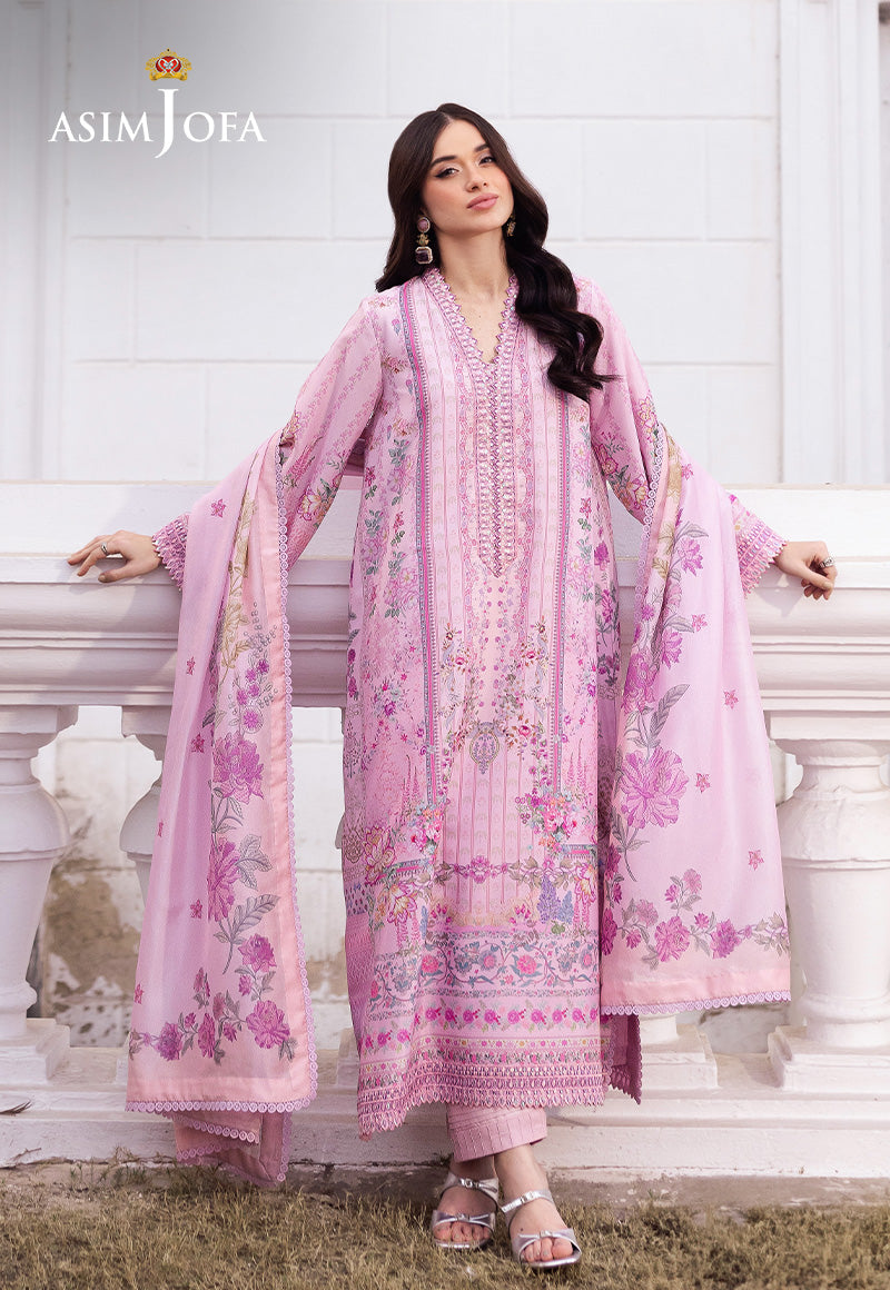 Asim Jofa | Charmuse Silk | AJRS-03 XL Pink Grip