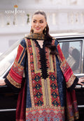 Asim Jofa | Charmuse Silk | AJRS-05 M Black Blended Silk