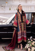 Asim Jofa | Charmuse Silk | AJRS-05 XL Black Blended Silk