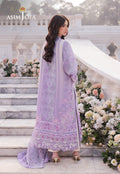 Asim Jofa | Charmuse Silk | AJRS-01 S Lilac Blended Grip