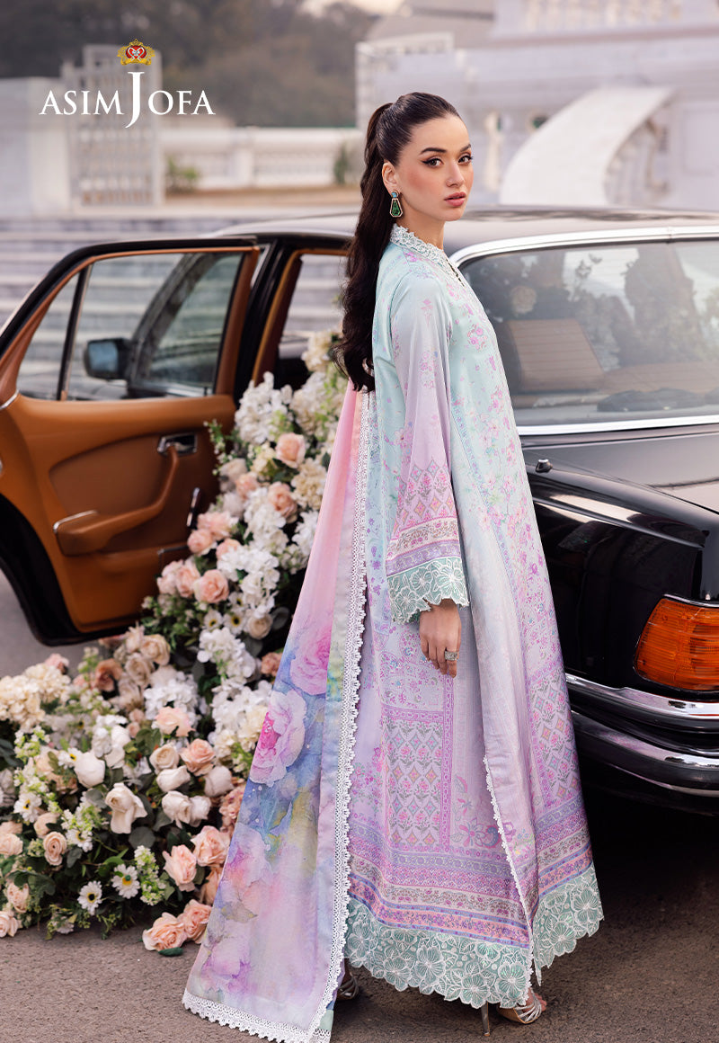 Asim Jofa | Charmuse Silk | AJRS-07 XS Pink Raw Silk