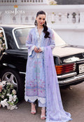 Asim Jofa | Charmuse Silk | AJRS-08 XS Lavender Raw Silk
