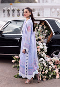 Asim Jofa | Charmuse Silk | AJRS-08 M Lavender Raw Silk