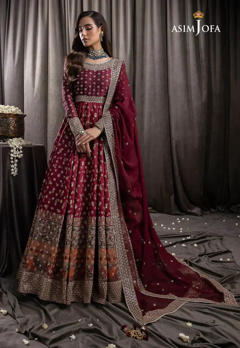 Asim Jofa | Bekhudi Luxury Chiffon 23 | AJBK-01 - Pakistani Designer Dress - by Asim Jofa | Type: Bridal - 100% Original at Saira Sultan