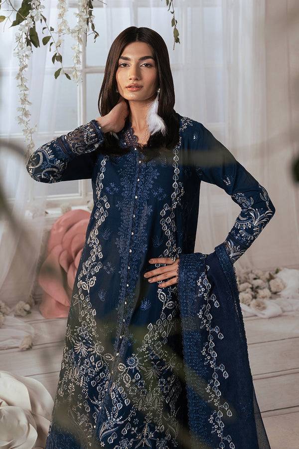 Ayzel | Eudora Luxury Lawn 24 | ESTELLE - Pakistani Designer Dress - by Ayzel | Type: Luxury - 100% Original at Saira Sultan