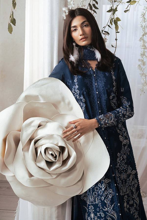 Ayzel | Eudora Luxury Lawn 24 | ESTELLE - Pakistani Designer Dress - by Ayzel | Type: Luxury - 100% Original at Saira Sultan