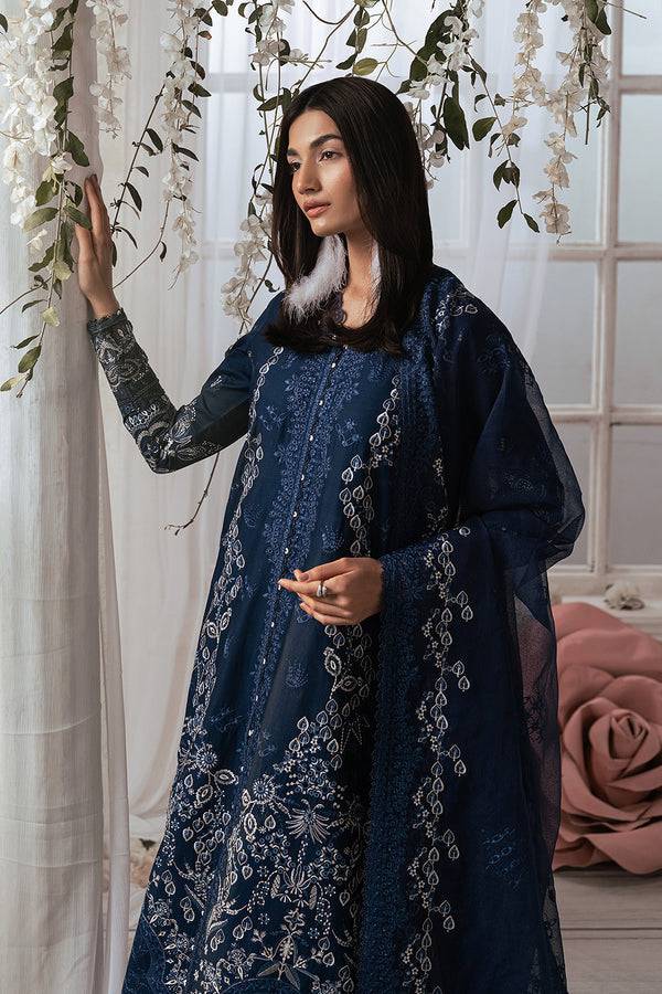 Ayzel | Eudora Luxury Lawn 24 | ESTELLE - Pakistani Designer Dress - by Ayzel | Type: Luxury - 100% Original at Saira Sultan