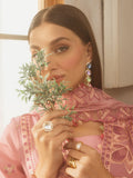 Mahnur | Florence Luxury Lawn 25 | AZMEY M Pink Lawn