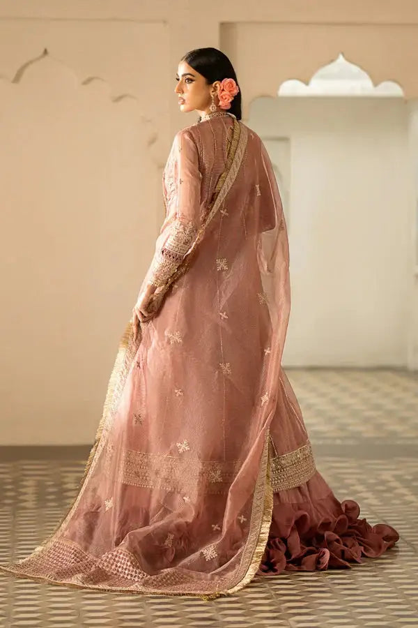 Ittehad | Dilruba Wedding Formals | ESDR74-SUT-TPN - Pakistani Designer Dress - by Ittehad | Type: Bridal - 100% Original at Saira Sultan