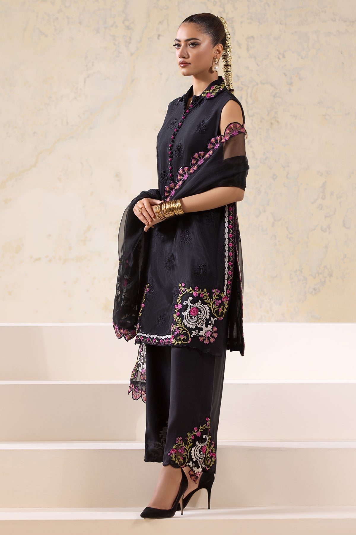 Charizma | Festive Pret | CMA-4-28 - Pakistani Designer Dress - by Charizma | Type: Luxury - 100% Original at Saira Sultan