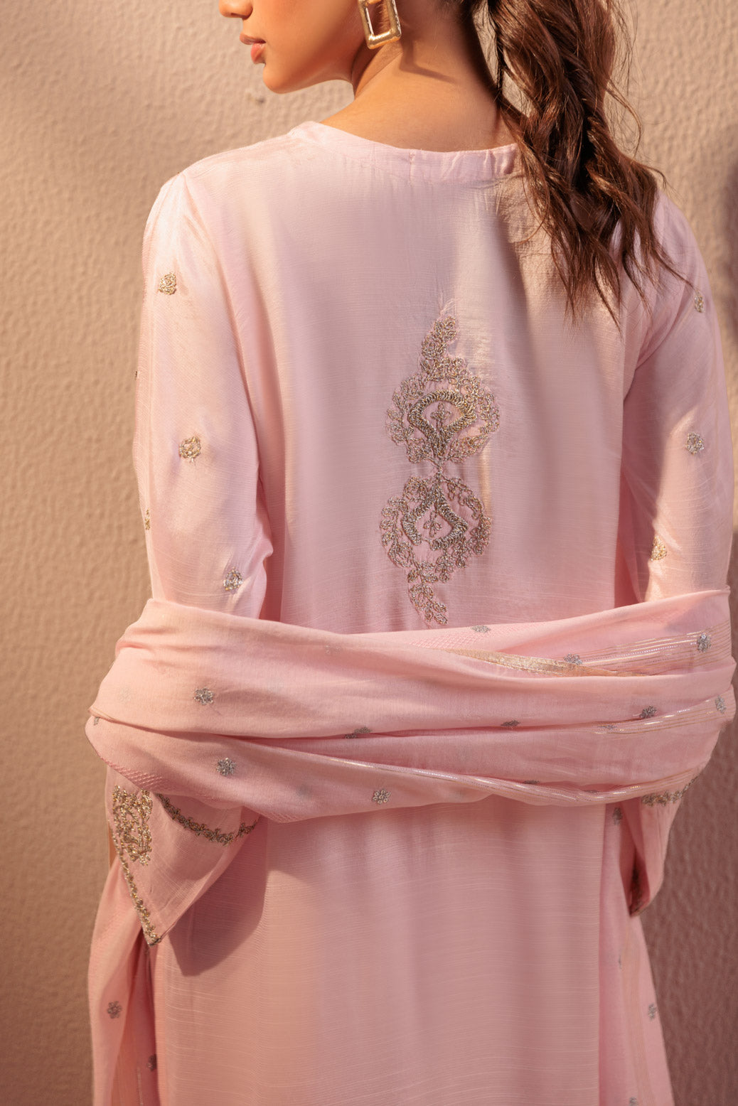 Bonanza Satrangi | Pink Raw Silk 3 Piece (BS5243P07) 14 Pink