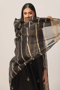 Bonanza Satrangi | Black Silk 3 Piece (BS5243P16) 12 Black