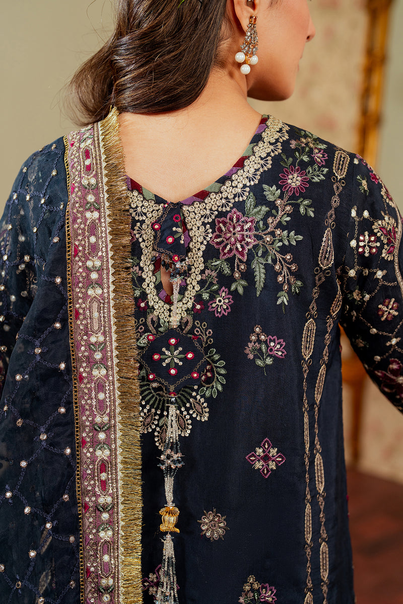 Baroque | Chantelle 24 | SILK CH13-07 L Midnight Blue Long Shirt with Trouser