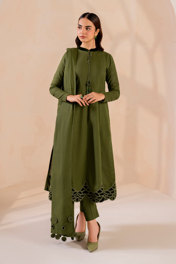 Baroque | Luxury Pret 24 | KHADDAR PR-1007 - Pakistani Designer Dress - by Baroque | Type: Ladies Clothes - 100% Original at Saira Sultan