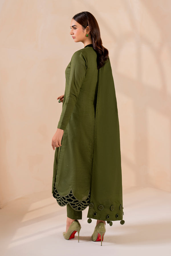 Baroque | Luxury Pret 24 | KHADDAR PR-1007 - Pakistani Designer Dress - by Baroque | Type: Ladies Clothes - 100% Original at Saira Sultan