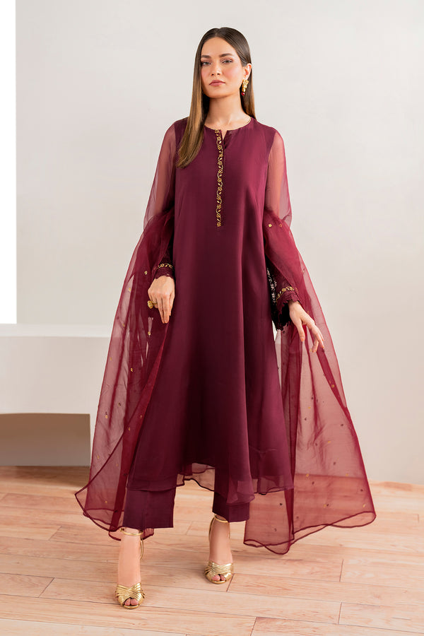 Baroque | Luxury Pret 24 | CHIFFON PR-981 - Pakistani Designer Dress - by Baroque | Type: Ladies Clothes - 100% Original at Saira Sultan