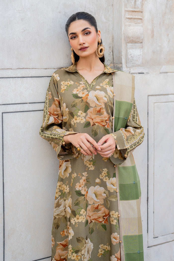 Baroque | Luxury Pret 24 | VISCOSE UF-734 - Pakistani Designer Dress - by Baroque | Type: Ladies Clothes - 100% Original at Saira Sultan