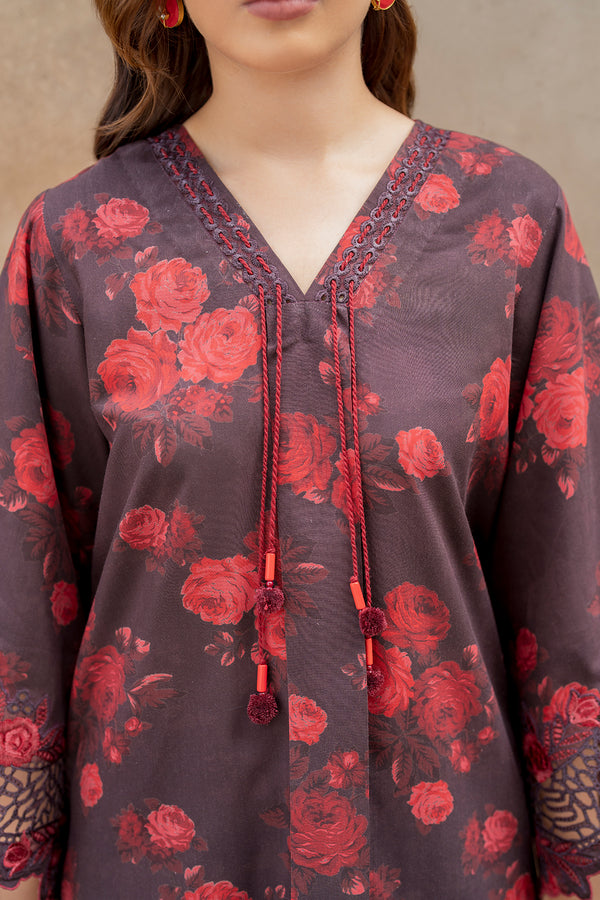 Baroque | Luxury Pret 24 | VISCOSE UF-740 - Pakistani Designer Dress - by Baroque | Type: Ladies Clothes - 100% Original at Saira Sultan