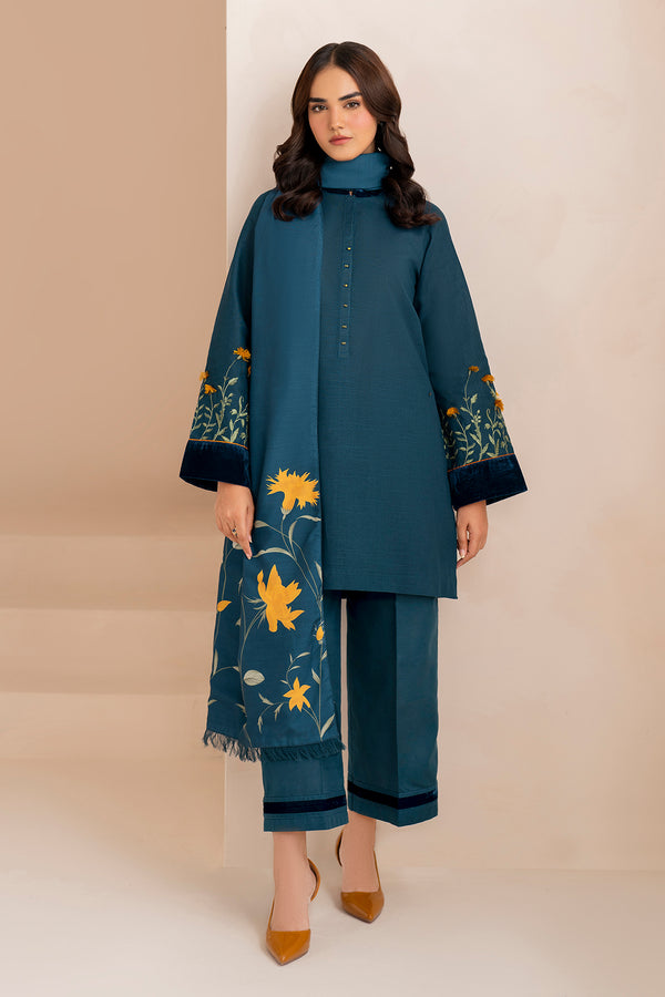 Baroque | Luxury Pret 24 | KHADDAR PR-999 - Pakistani Designer Dress - by Baroque | Type: Ladies Clothes - 100% Original at Saira Sultan